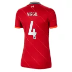 Liverpool VIRGIL #4 Home Jersey 2021/22 Women - goaljerseys