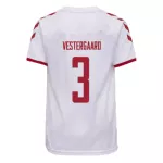Denmark VESTERGAARD #3 Away Jersey 2021 - goaljerseys