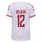 Denmark DOLBERG #12 Away Jersey 2021 - goaljerseys