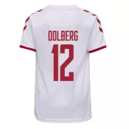 Denmark DOLBERG #12 Away Jersey 2021 - goaljerseys