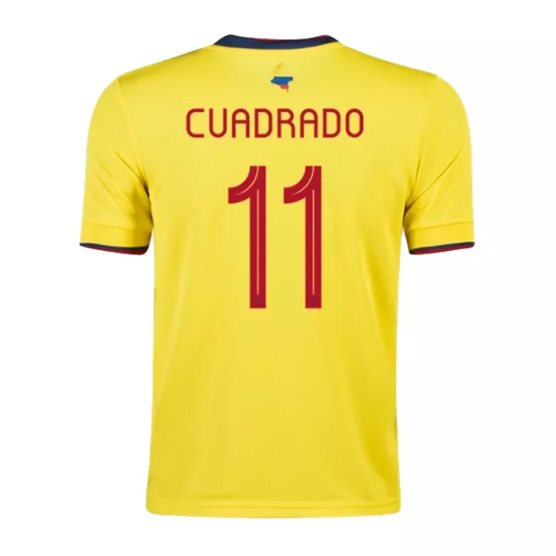Colombia CUADRADO #11 Home Jersey 2021 - gojersey