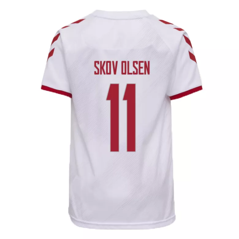 Denmark SKOV OLSEN #11 Away Jersey 2021 - gojersey