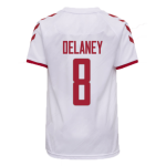 Denmark DELANEY #8 Away Jersey 2021