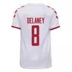 Denmark DELANEY #8 Away Jersey 2021 - goaljerseys