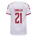Denmark CORNELIUS #21 Away Jersey 2021