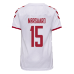 Denmark NØRGAARD #15 Away Jersey 2021