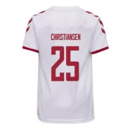 Denmark CHRISTIANSEN #25 Away Jersey 2021 - goaljerseys