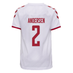 Denmark ANDERSEN #2 Away Jersey 2021