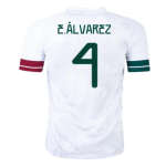 Mexico E.ÁLVAREZ #4 Away Jersey 2020
