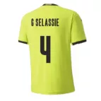 Czech Republic G SELASSIE #4 Away Jersey 2020 - goaljerseys