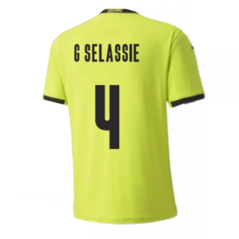 Czech Republic G SELASSIE #4 Away Jersey 2020 - gojersey