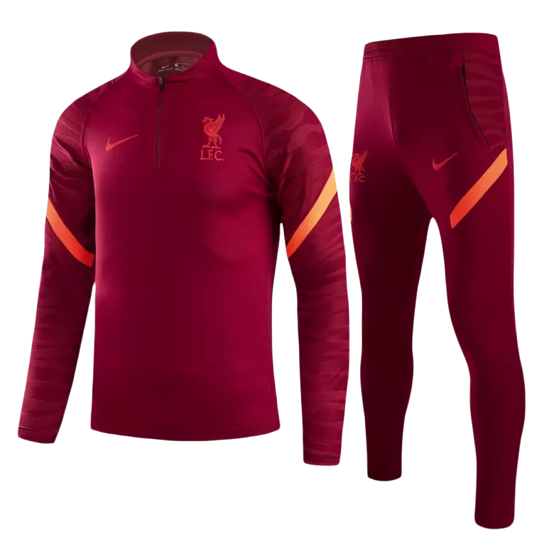 Liverpool Sweatshirt Kit 2021/22 - Kid Red (Top+Pants) - gojersey