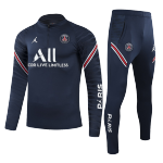 PSG Sweatshirt Kit 2021/22 - Kid Royal Blue (Top+Pants)