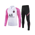 PSG Sweatshirt Kit 2021/22 - Kid Pink&Black (Top+Pants) - goaljerseys