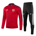 Arsenal Training Kit 2021/22 - Kid Red&Black(Jacket+Pants) - goaljerseys