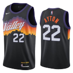 Phoenix Suns DeAndre Ayton #22 NBA Jersey Swingman 2021 Nike Black - City