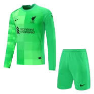 Liverpool Goalkeeper Jersey Kit 2021/22 (Jersey+Shorts) - Long Sleeve - goaljerseys