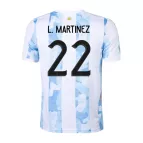 Argentina L. MARTINEZ #22 Home Jersey 2021 - goaljerseys