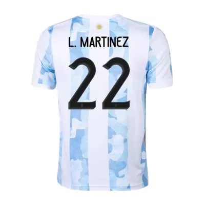 Argentina L. MARTINEZ #22 Home Jersey 2021 - gojersey