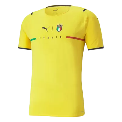 Italy Goalkeeper Jersey Authentic 2021/22 Yellow - gogoalshop