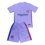 Barcelona Away Jersey Kit 2021/22 Kids(Jersey+Shorts) - goaljerseys