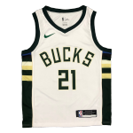Milwaukee Bucks Jrue Holiday #21 NBA Jersey Swingman 2020/21 Nike White - Association