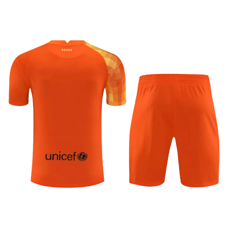 Barcelona Goalkeeper Jersey Kit 2021/22 (Jersey+Shorts) - gojersey