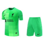 Liverpool Goalkeeper Jersey Kit 2021/22 Kids(Jersey+Shorts)