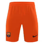 Barcelona Goalkeeper Soccer Shorts 2021/22 Orange
