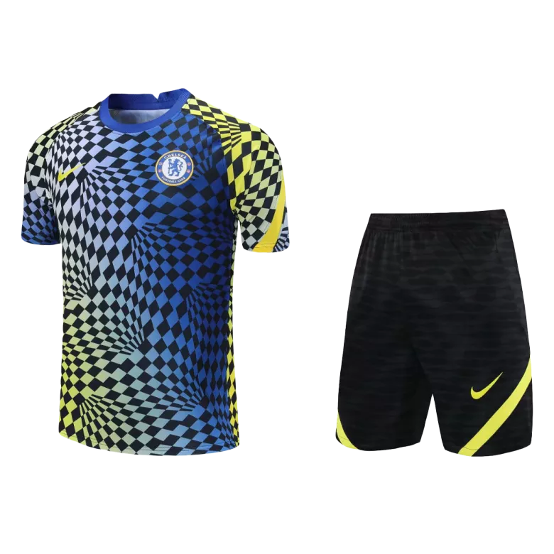 Chelsea Training Jersey Kit 2021/22 (Jersey+Shorts) - gojersey