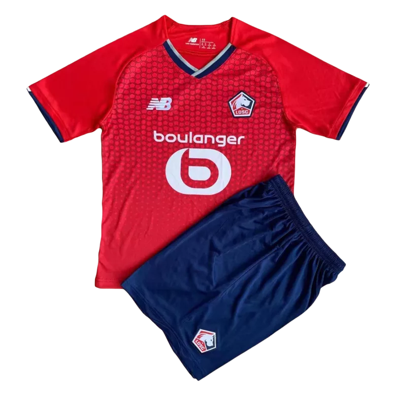 Lille OSC Home Jersey Kit 2021/22 Kids(Jersey+Shorts) - gojersey