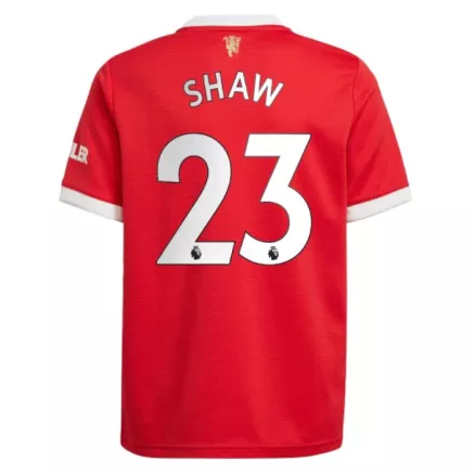 Manchester United SHAW #23 Home Jersey 2021/22 - gojerseys