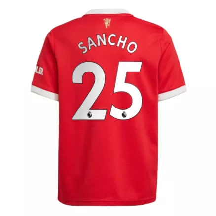 Manchester United SANCHO #25 Home Jersey 2021/22 - gojerseys