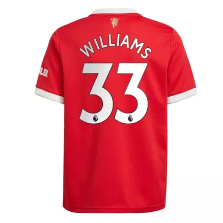 Manchester United WILLIAMS #33 Home Jersey 2021/22 - gojerseys
