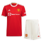 Manchester United Home Jersey Kit 2021/22 (Jersey+Shorts)