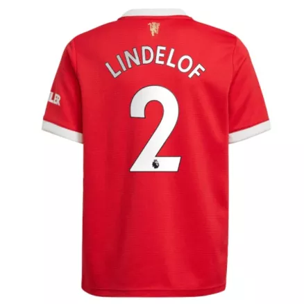 Manchester United LINDELOF #2 Home Jersey 2021/22 - gojerseys