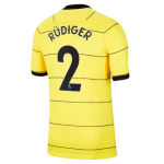 Chelsea RÜDIGER #2 Away Jersey Authentic 2021/22