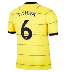 Chelsea T.SILVA #6 Away Jersey Authentic 2021/22