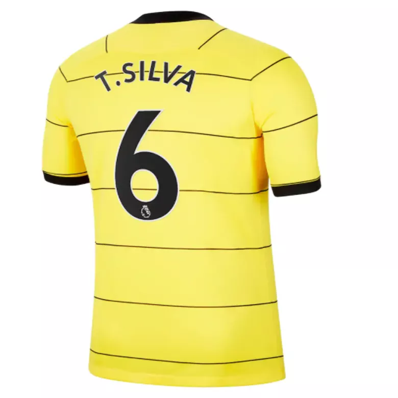 Chelsea T.SILVA #6 Away Jersey Authentic 2021/22 - gojersey