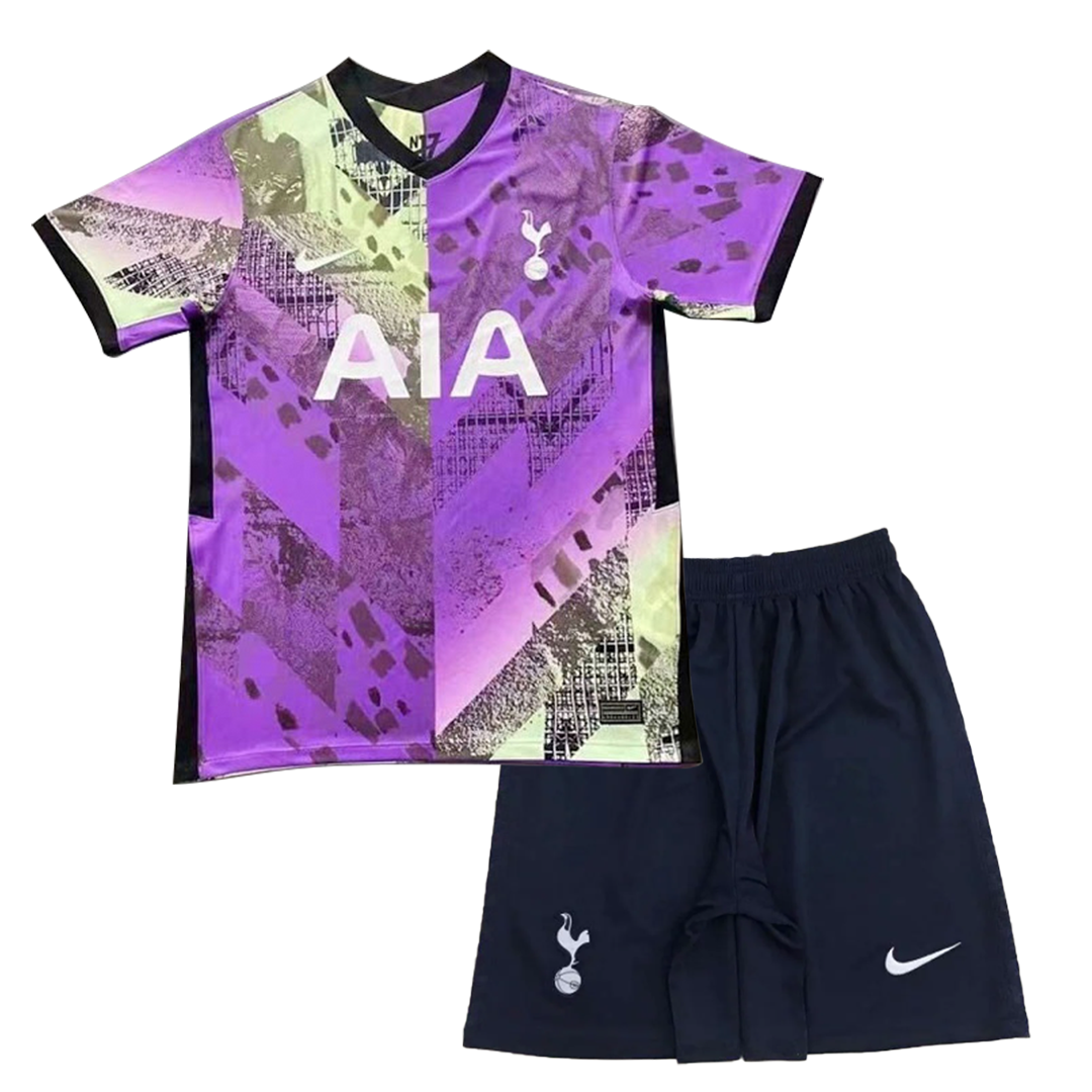 Tottenham Hotspur Third Away Jersey Kit 2021/22 Kids(Jersey+Shorts ...