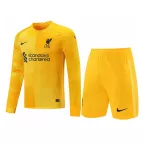 Liverpool Goalkeeper Jersey Kit 2021/22 (Jersey+Shorts) - Long Sleeve - goaljerseys