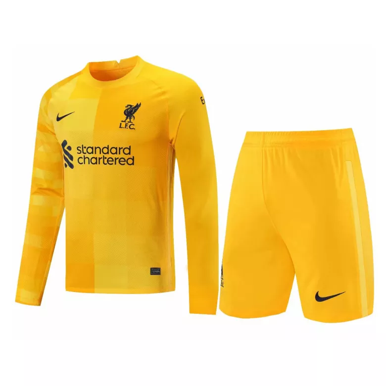 Liverpool Goalkeeper Jersey Kit 2021/22 (Jersey+Shorts) - Long Sleeve - gojersey