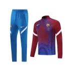 Barcelona Sweatshirt Kit 2021/22 - Red&Blue (Top+Pants) - goaljerseys