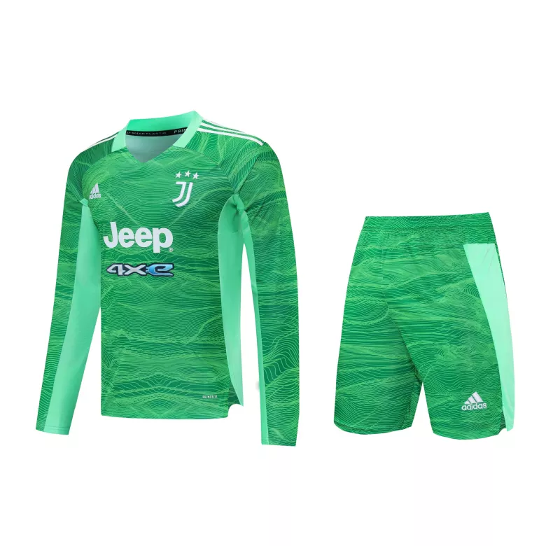 Juventus Goalkeeper Jersey Kit 2021/22 (Jersey+Shorts) - Long Sleeve - gojersey