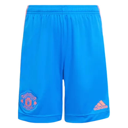 Manchester United Away Soccer Shorts 2021/22 - gojerseys
