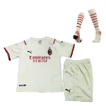 AC Milan Away Jersey Kit 2021/22 Kids(Jersey+Shorts+Socks) - goaljerseys