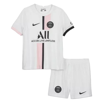 PSG Away Jersey Kit 2021/22 Kids(Jersey+Shorts) - gojerseys