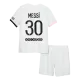 PSG Messi #30 Away Jersey Kit 2021/22 Kids(Jersey+Shorts) - gojerseys
