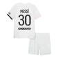 PSG Messi #30 Away Jersey Kit 2021/22 Kids(Jersey+Shorts) - goaljerseys