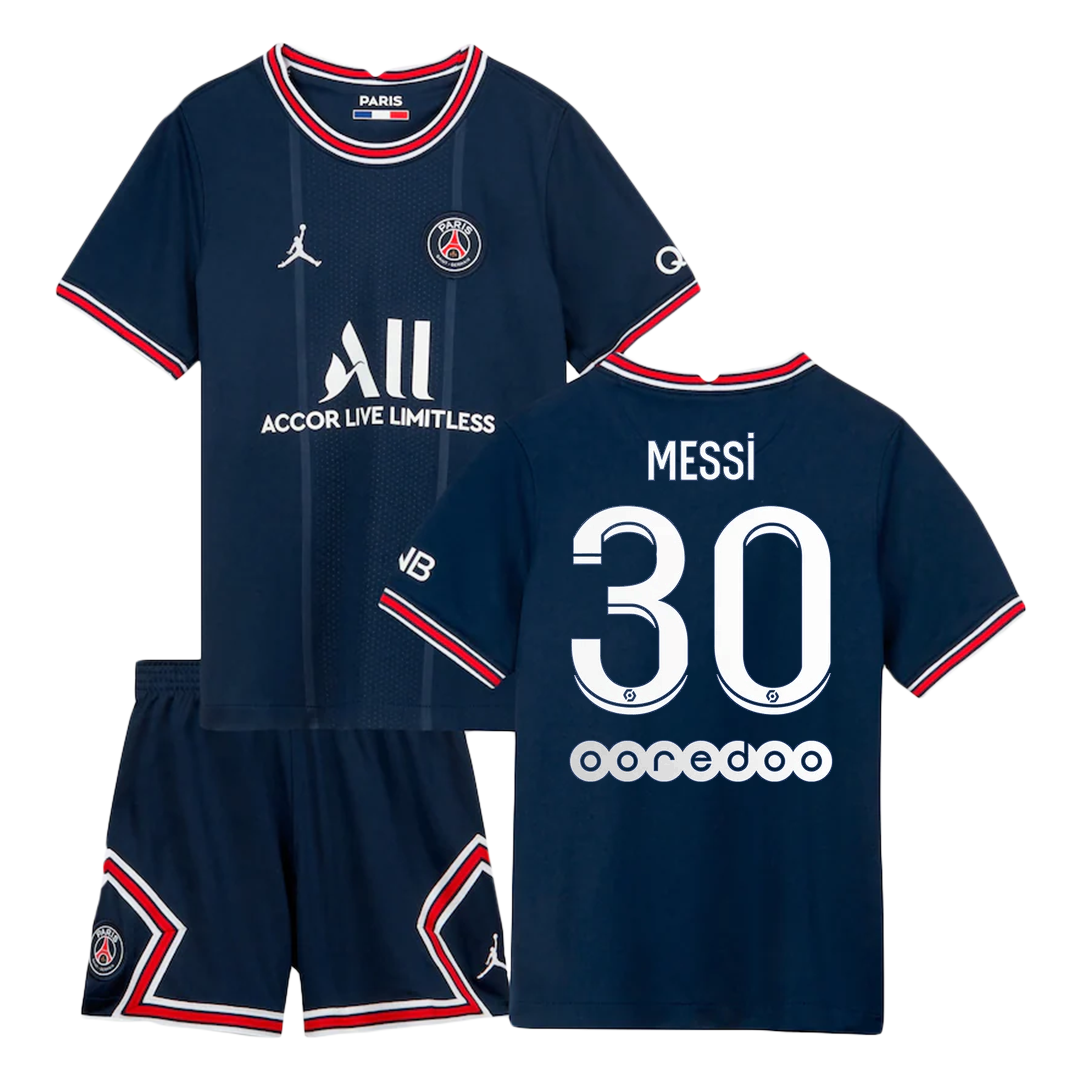 Short Sleeve Jersey Shorts Set for Football Jersey with Shorts and Socks Football Fans,Messi Jersey n.30,24 Paris Lionel Messi Adults and Kids Jersey #30 21-22 Home/Away Jersey#30 